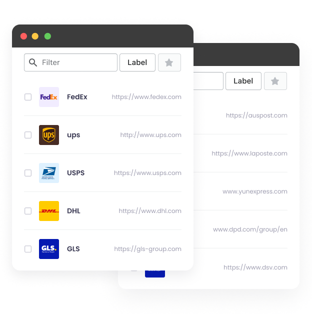 Real Time Shipment Visibility Dashboard - TrackingMore