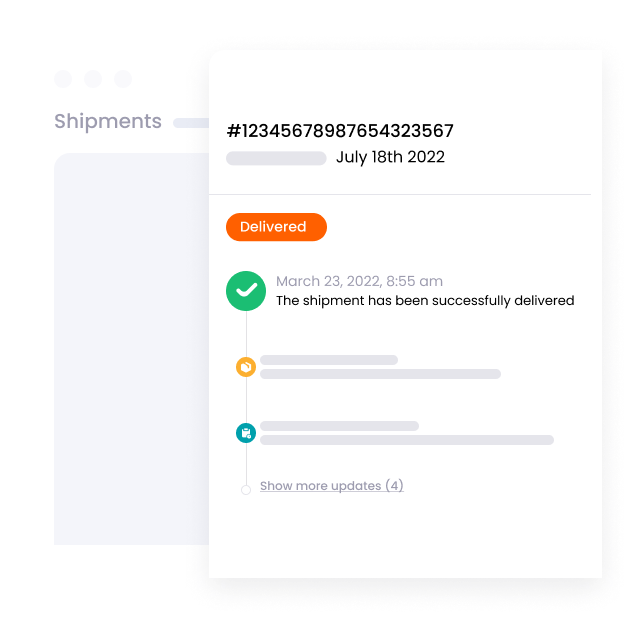 Real Time Shipment Visibility Dashboard - TrackingMore