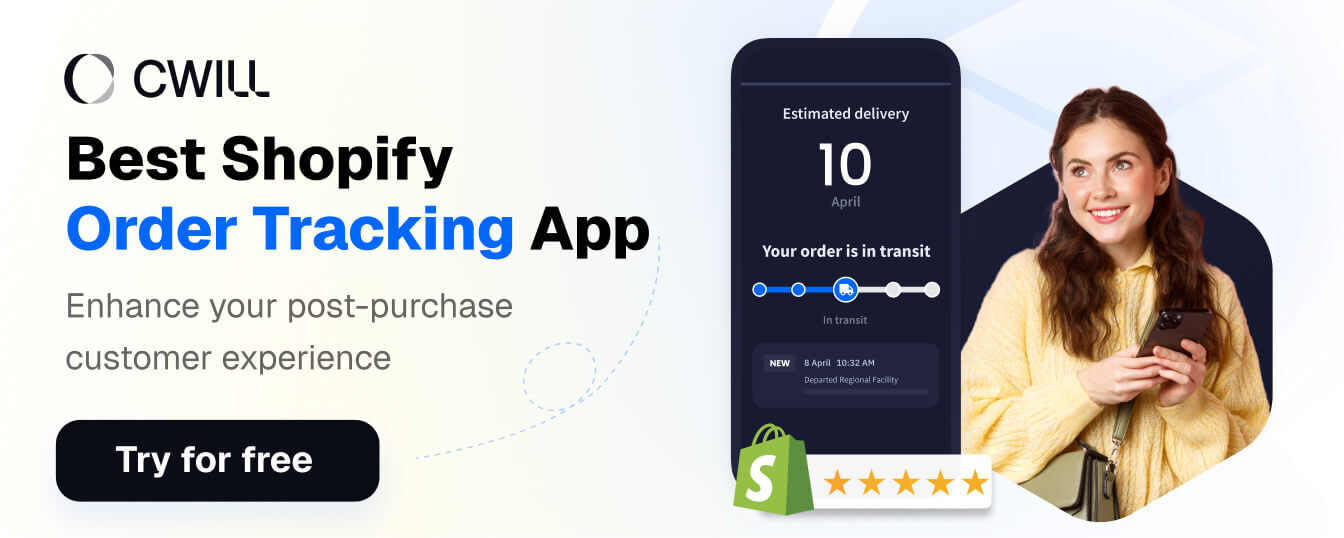 CWILL Order Tracking — Try for free